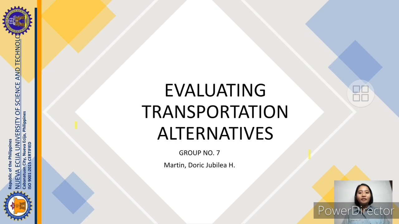CHAPTER 7: Transportation Policy Analysis and Planning/ Technical Tour