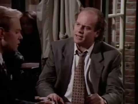 Frasier is Sharon Stone.... Basic Instinct