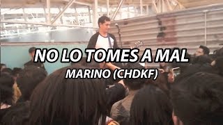 marino azul - no lo tomes a mal (letra)