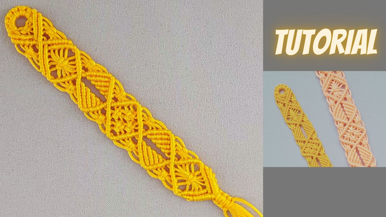 Design Your Next Macrame Bracelet or Bookmark with Micro Macramé Techniques