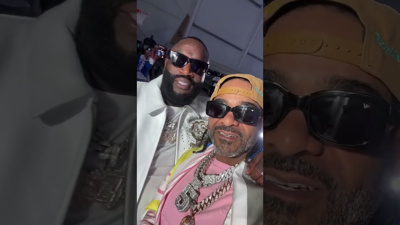 Jim Jones links up with Rick Ross In Miami to shoot a music video 🎥