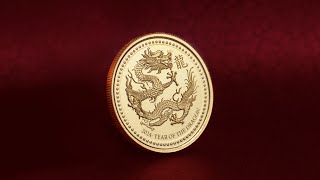 2024 SCOTTSDALE 龍年精鑄金幣 1 盎司【TRUNEY貴金屬交易中心】