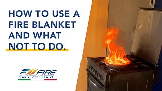 كيف تستخدم بطانية الحريق وما لا تفعله في أقل من 5 دقائق!