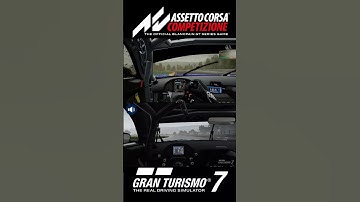 ACC vs GT7 | Which game looks/sounds better in rain ?