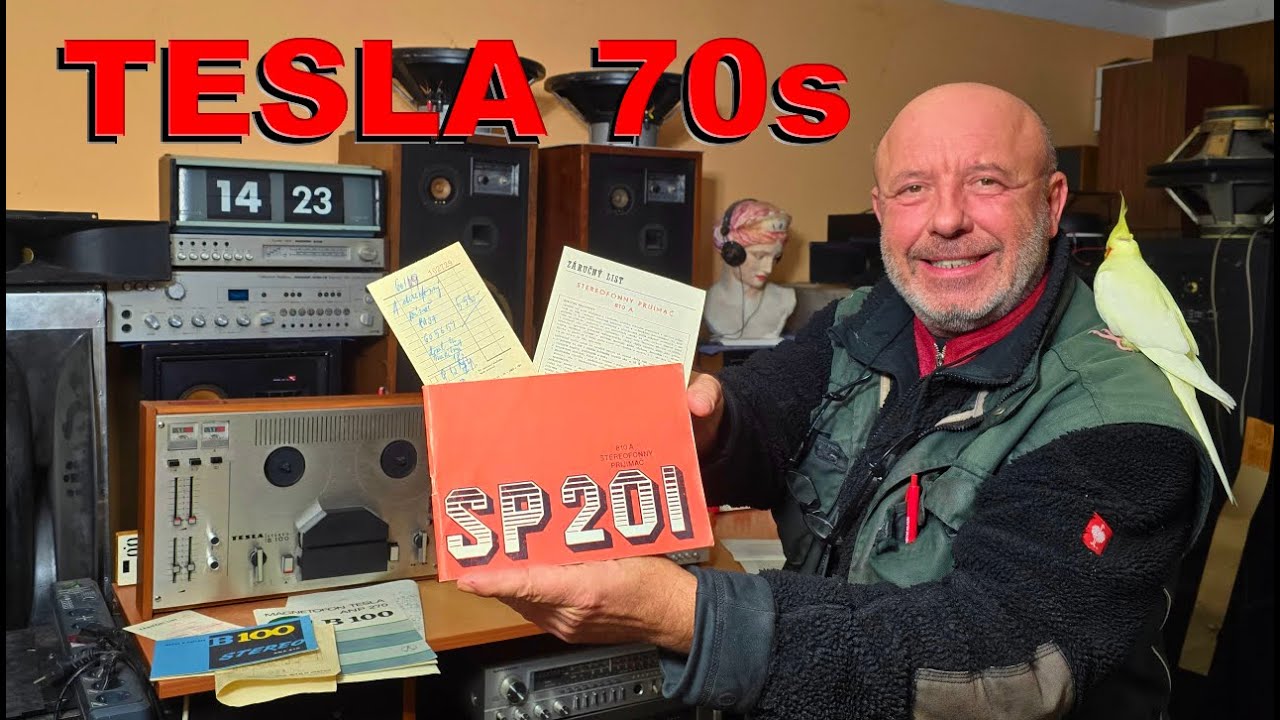 70s Vintage TESLA SP 201 Stereo Receiver MANUAL - NÁVOD - ZÁRUČNÍ LIST - PARAGON