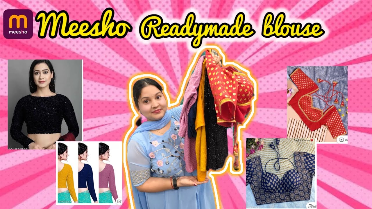 READYMADE BLOUSE HAUL I| MEESHO BLOUSE HAUL II Cotton blouse ,Strechable & Occasion wear Blouse Haul