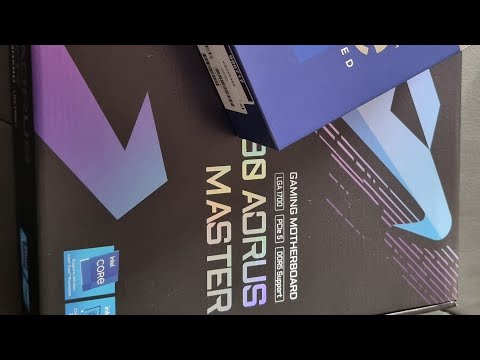 Matze Zockt #Aorus Master Z790 Unboxing und I9 13900K