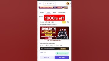 Pw shresth batch coupon code || shresth gate 2027 psu placement ||pw gate coupon code #gatewallah