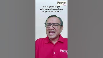 Is it required to get relevant work experience to get into B school? | AskPatrick | Patrick Dsouza