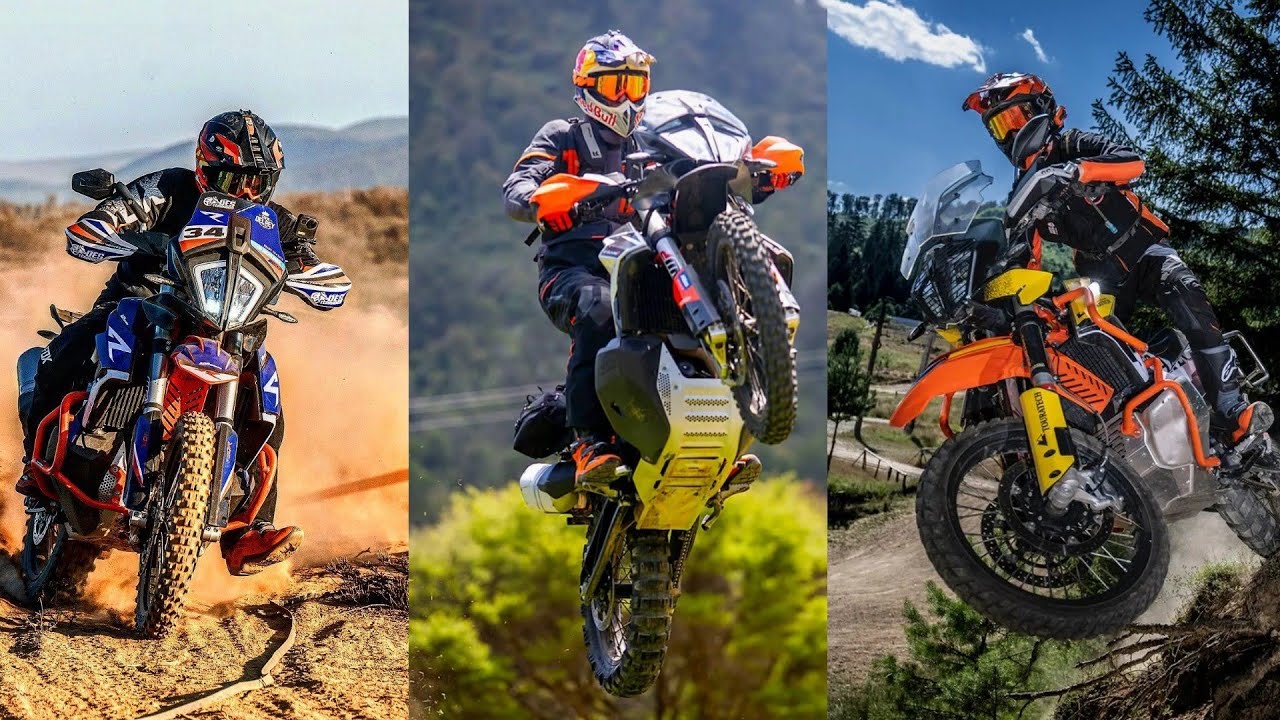 Insane skills on KTM 890r adventure 😍 | Bikers World