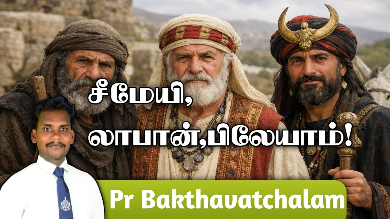 சீமேயி, லாபான்,பிலேயாம்! || PR BAKTHAVATCHALAM || SDA CHURCH KALLADIANKONAM