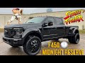 Ford F-450 Platinum MIDNIGHT Reserve Edition Kelderman Air Ride on 24s STREET FIGHTER