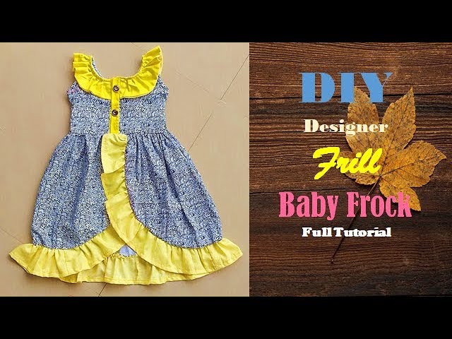 frill frock design