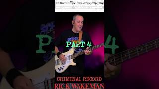 Rick Wakeman's Statue of Justice ⚖️ Chris Squire bass line FULL transcription 🎶