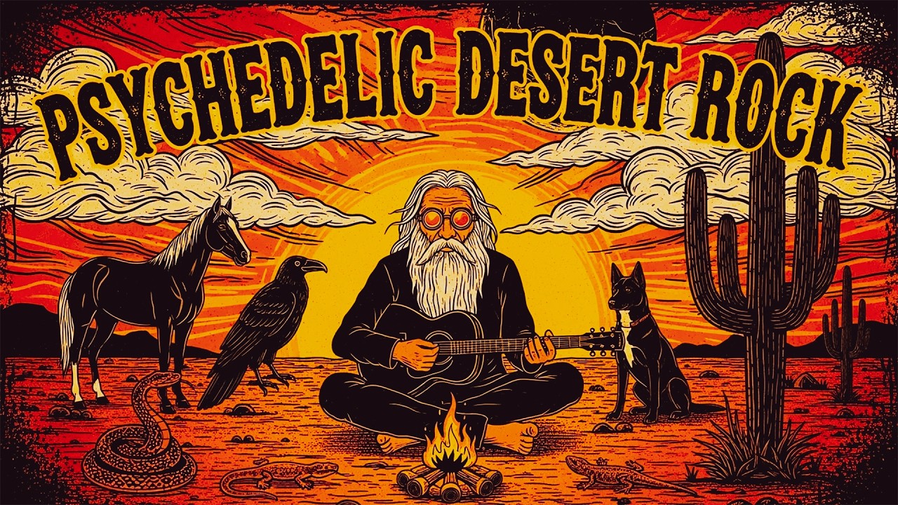 Psychedelic Desert Rock | Heavy Fuzz TripHop Downtempo Desert Chillout for Meditation ~ Cosmic Dust