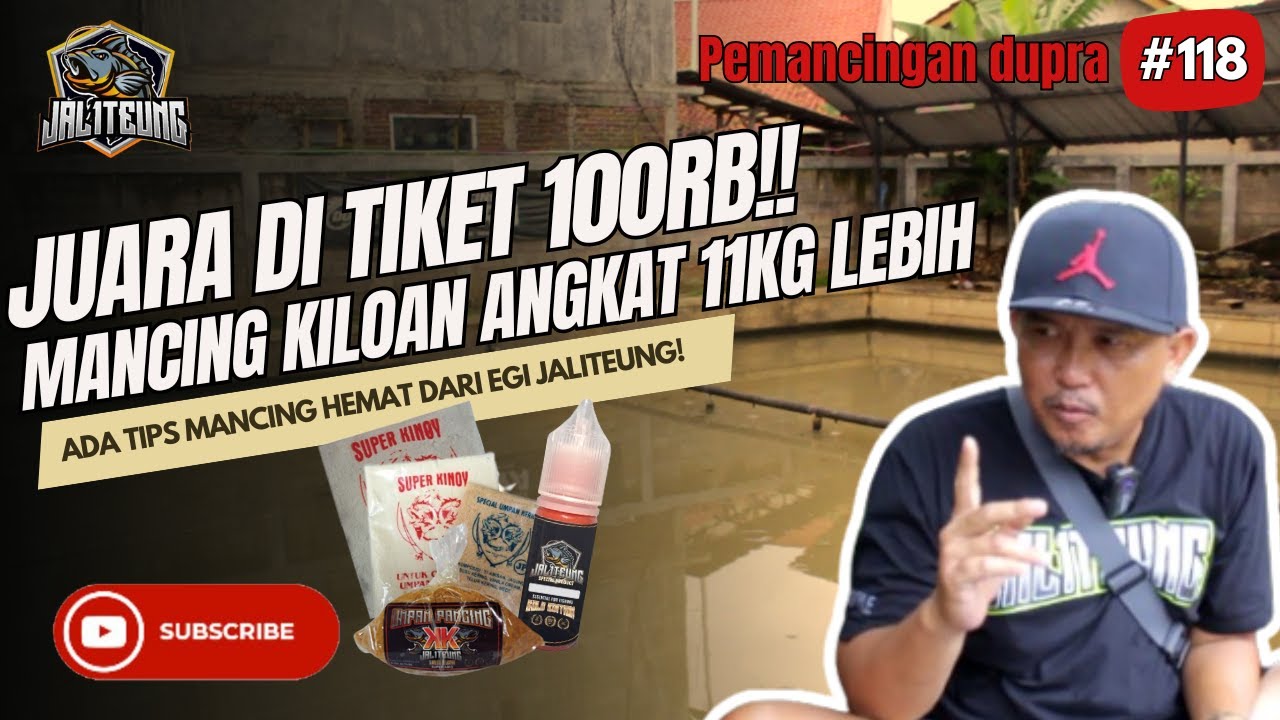 JUARA DI TIKET 100RB! | MANCING KILOAN ANGKAT IKAN SAMPAI 11 KG LEBIH! | MEDIA NENENIN BANGET!!