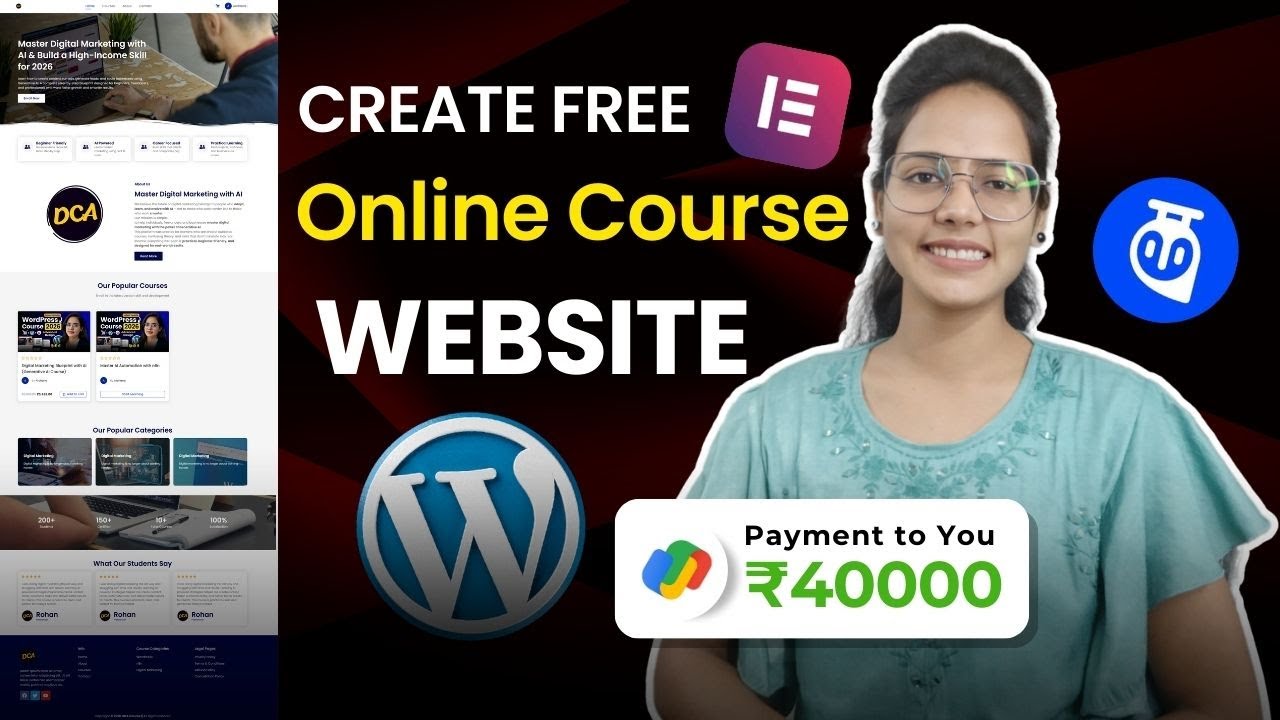 How to Create an Online Course & LMS Website in 2026 | WordPress ...