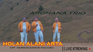 menyentuh lagu holan alani arta dinyanyikan oleh arghana trio di live streaming lagu terbaru