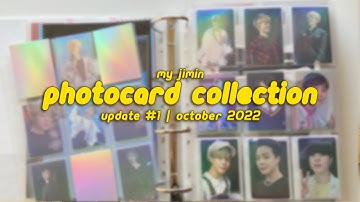 bts photocard collection & binder update #1 | happy birthday jimin! 🐥🎉