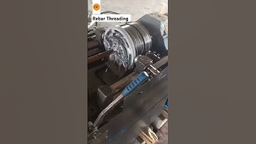 Rebar threading for Coupler #ytshorts #ytshortsindia #coupler #threadingwork #rebar #siteworks
