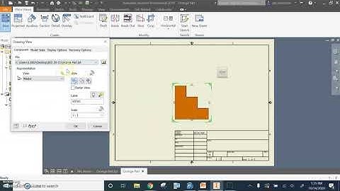How to make a multiview drawing in Autodesk   Part 1