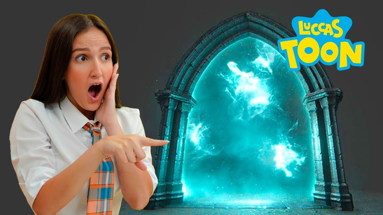 CAMILA ENCONTRA UM PORTAL MÁGICO NA ESCOLA DO LUCCAS NETO