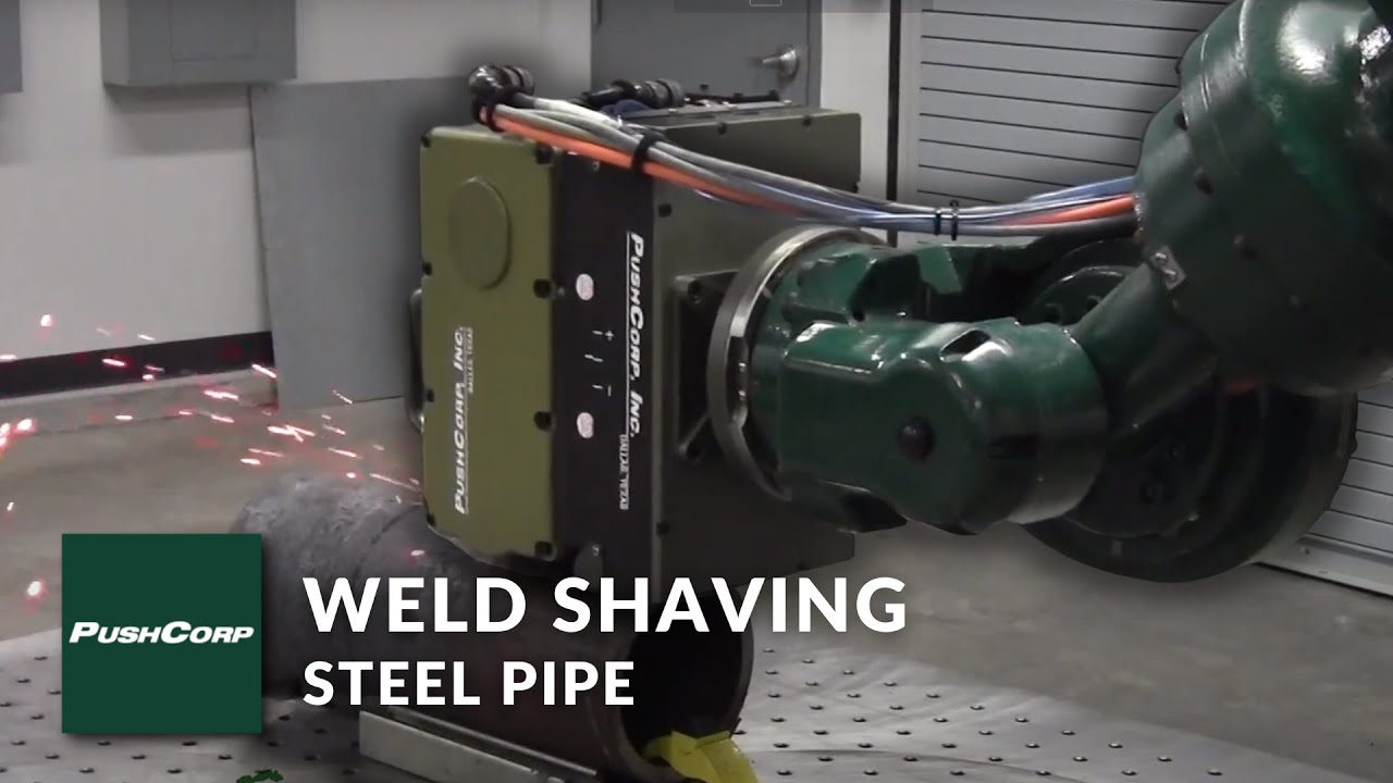 Weld Shaving | Steel Pipe | AFD & SWS100 | End Of Arm Robotic Tooling ...