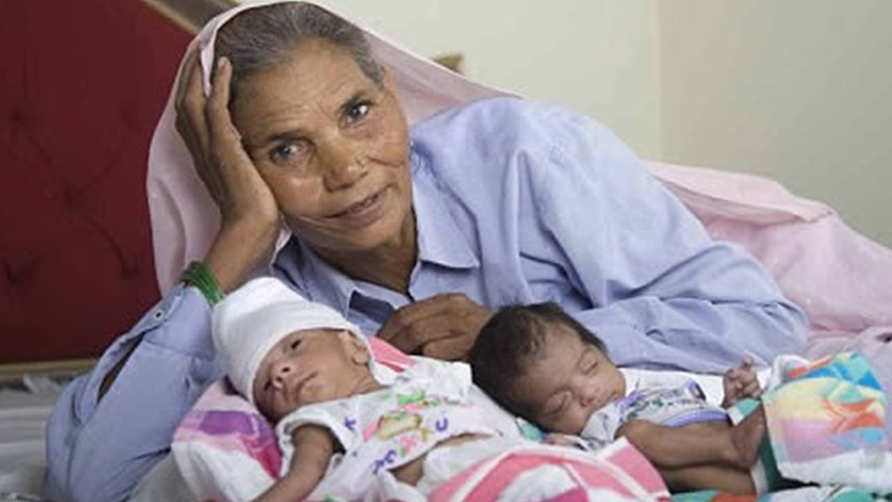 70 Yr Old Woman Gives Birth Oldest Mother In The World Youtube 