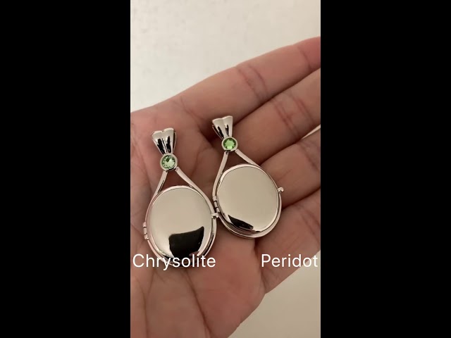 H2O Lockets Chrysolite vs Peridot by Atoichi