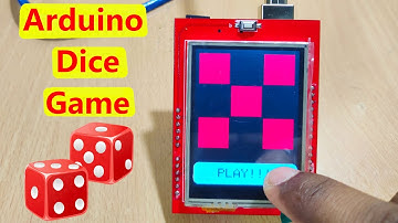 Arduino Dice Roller with TFT display project | Arduino Game Project