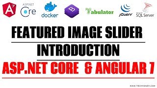 Angular 8 | ASP.NET Core Web API Featured Image Slider - Introduction