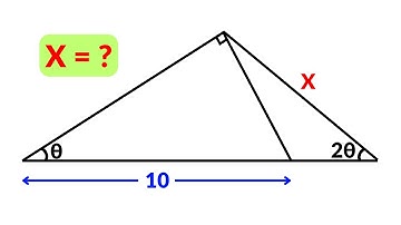 Dit moet je kunnen oplossen! | Een heel mooi meetkundig probleem | 2 verschillende methoden