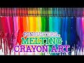 We&#39;re Making Melted Crayon Art // MELTING CRAYON WORKS OF ART!