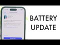 iOS 18.7.8 Battery Update