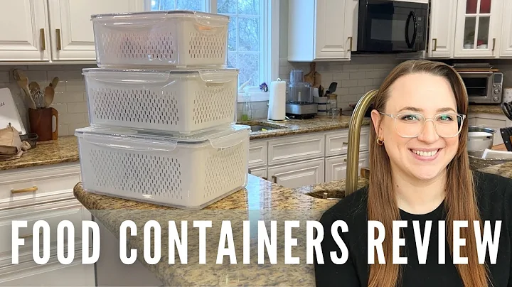 🍓Keep Your Produce Fresh with these Portable Storage Containers! 🥦🥕🥬