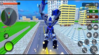 Drone Robot Tank Multi Transform Wars: Blue Robot Transform Wars - Android Gameplay screenshot 3