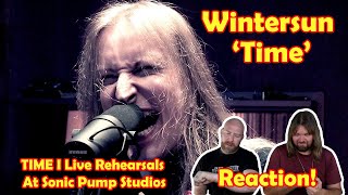 Musicians react to hearing Wintersun - Time (TIME I Live Rehearsals At Sonic Pump Studios) REMASTER