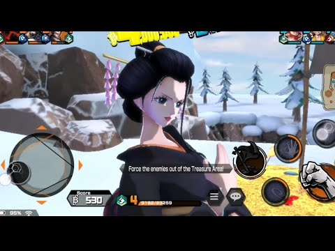 Robin gameplay + hacker (Kuma) in One Piece Bounty Rush
