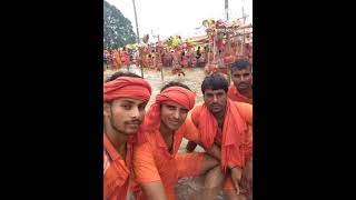 Rishu# Umesh# Tech #shortvideo # bol bam# 2019 # chal re #kawariya ₹Shiv ke dham