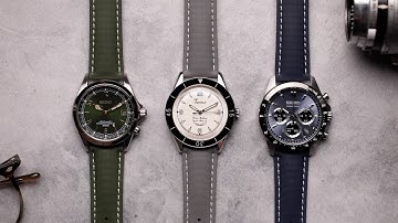 Artem Loop-less™ HydroFlex™ Strap Review | Squale Corso Italiano, Seiko Spirit, Seiko Alpinist