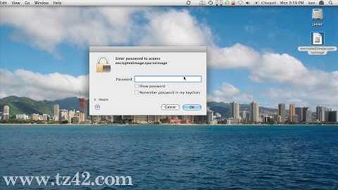 How to encrypt files in MacOS X tutorial.