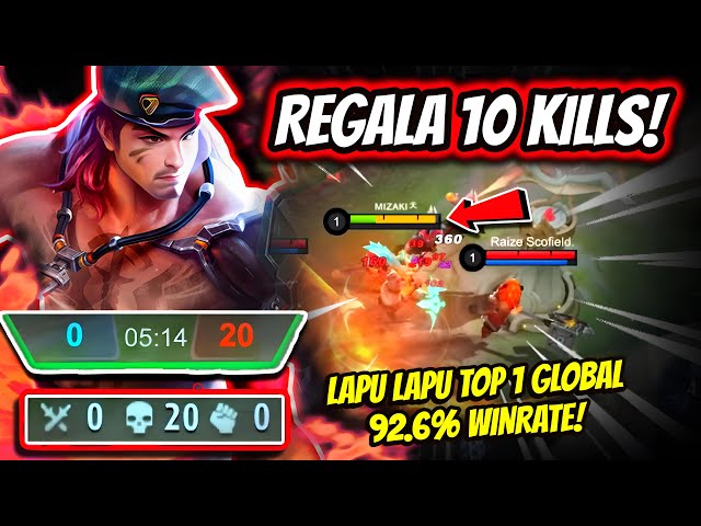 THE MOST DIFFICULT CHALLENGE OF ALL! LAPU LAPU TOP 1 GLOBAL 92.6% WINRATE!  | MOBILE LEGENDS - YouTube