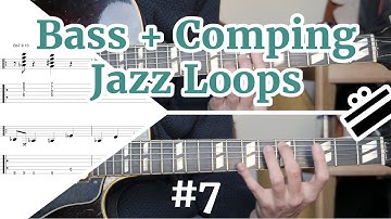 Bass + Comping = Jazz Loops  || #7 || Bebop Turnaround (CΔ EbΔ AbΔ DbΔ)