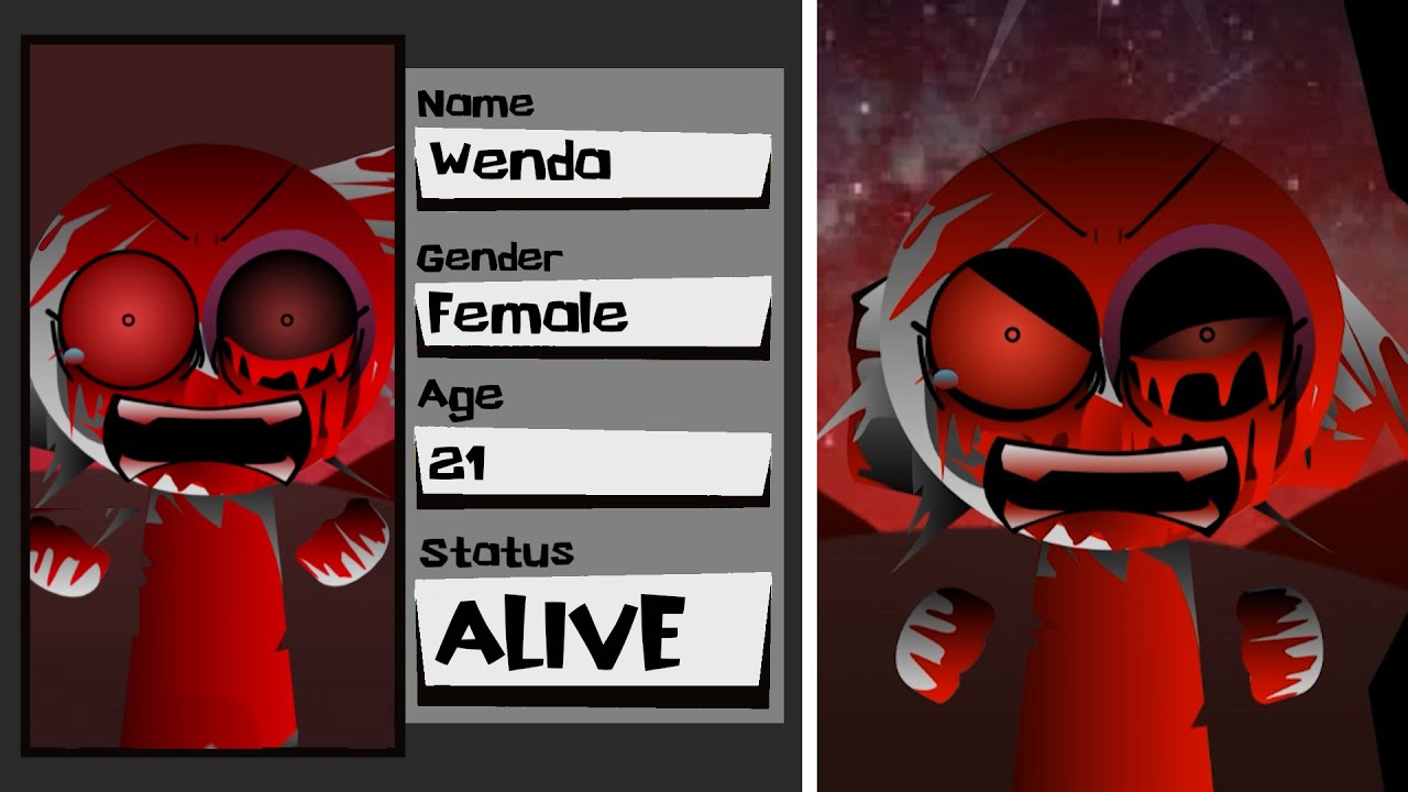 Sprunki (The Definitive Phase 10) With ALL Characters Description | Horror Mod (Incredibox)