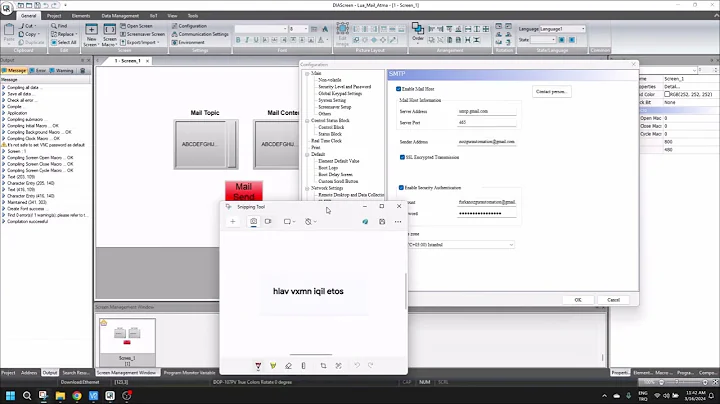 DOP100 HMIs Send an Email with LuaScript #Automation #Delta #Innovation