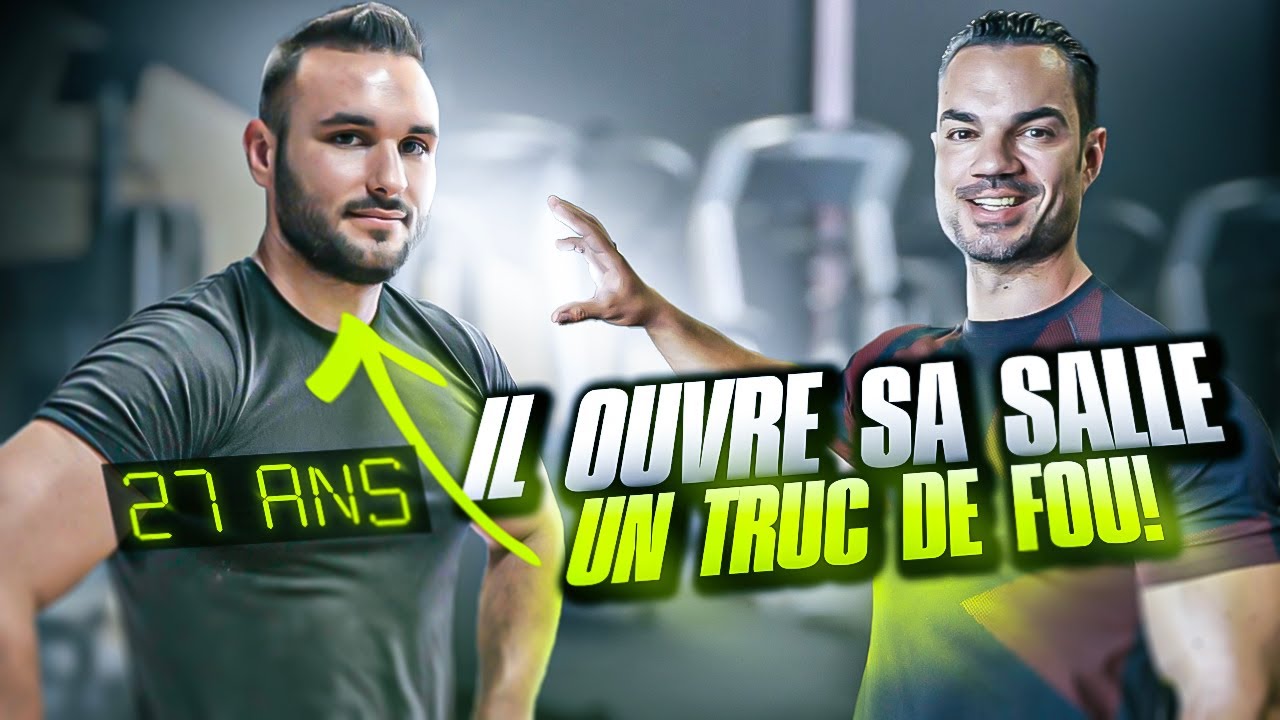 Il ouvre sa SALLE DE MUSCULATION à 27 ans ! Le Elev8tion Fitness Français !