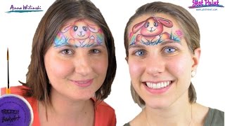 Easter Bunny Face Painting Tutorial