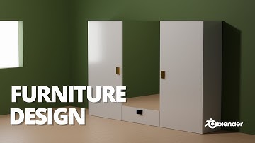 How To Design a Wardrobe in Blender (Timelapse)