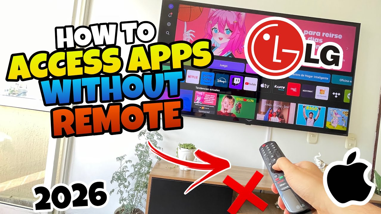 👉 How To ACCESS APPS on LG SMART TV Without REMOTE 🔥 - YouTube