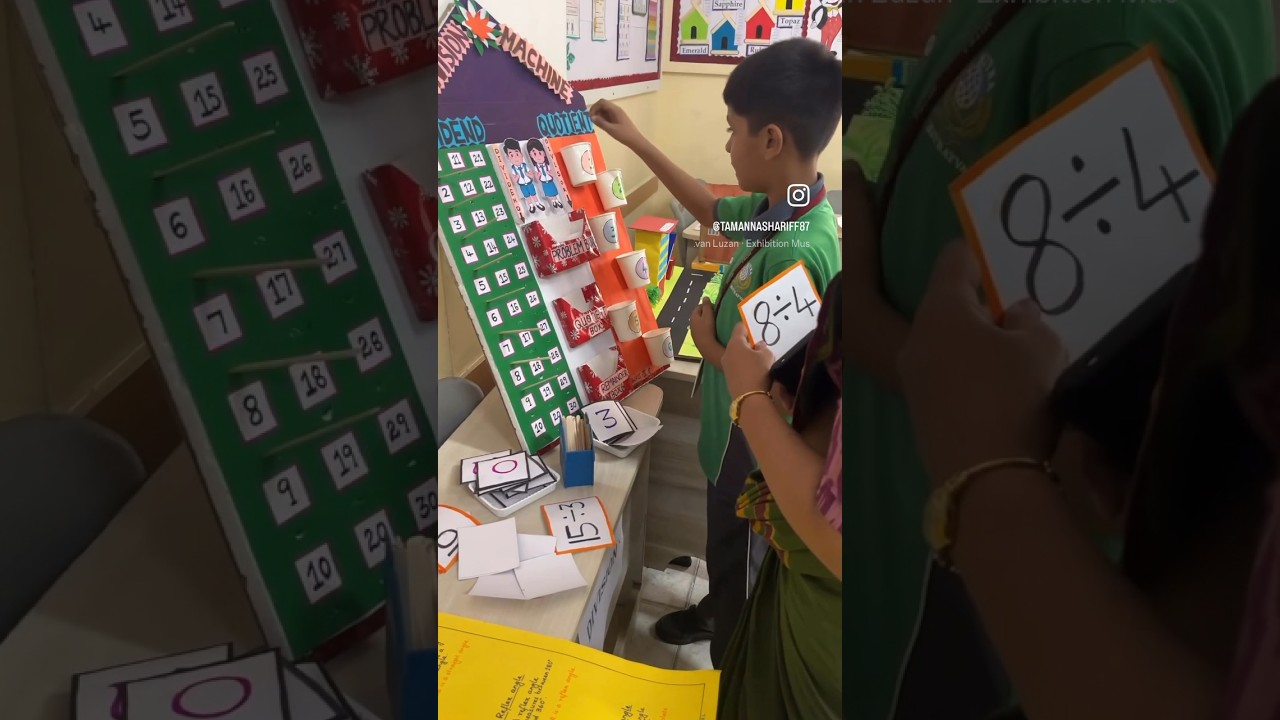 Maths Exhibition in School🇮🇳👏 